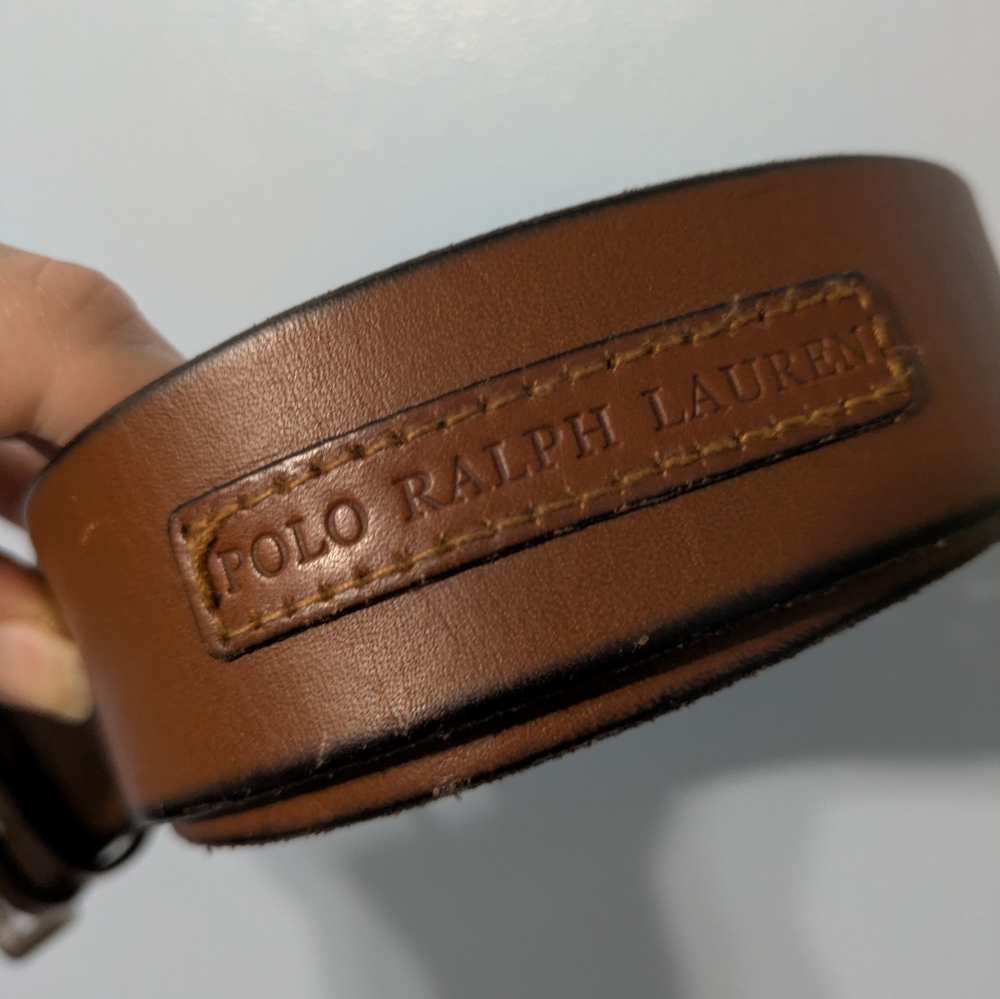 Polo by Ralph Lauren Tan Leather Belt